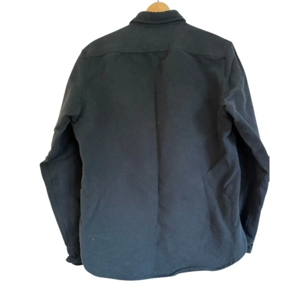 J. Crew The Sporting Life Mens Black Cotton Flap Pocket Button Down Shirt M